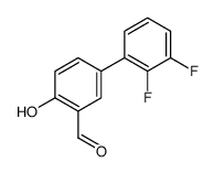 5-(2,3-difluorophenyl)-2-hydroxybenzaldehyde结构式