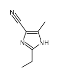 2-ethyl-5-methyl-1H-imidazole-4-carbonitrile Structure