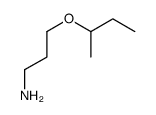 3-butan-2-yloxypropan-1-amine结构式