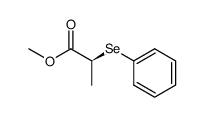 (2R)-2-phenylselenopropanoic acid, methyl ester结构式