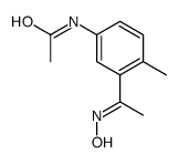 N-[3-(N-hydroxy-C-methylcarbonimidoyl)-4-methylphenyl]acetamide Structure