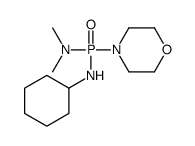 N-[dimethylamino(morpholin-4-yl)phosphoryl]cyclohexanamine结构式