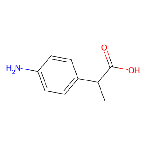 (2S)-2-(4-aminophenyl)propanoic acid结构式