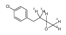 2-[2-(4-chlorophenyl)-1,1-dideuterioethyl]-2,3,3-trideuteriooxirane结构式