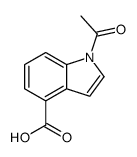 1-acetylindole-4-carboxylic acid Structure