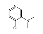 4-chloro-3-(N,N-dimethylamino)pyridine结构式