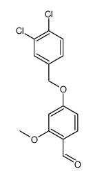 4-[(3,4-dichlorobenzyl)oxy]-2-methoxybenzaldehyde Structure