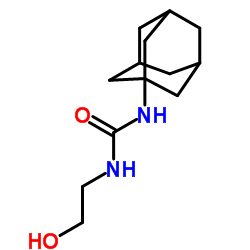 N-1-ADAMANTYL-N'-(2-HYDROXYETHYL)UREA结构式
