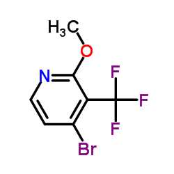 4-Bromo-2-methoxy-3-(trifluoromethyl)pyridine Structure
