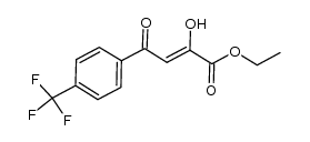 ethyl 2-hydroxy-4-oxo-4-(4-trifluoromethyl-phenyl)-but-2-enoate Structure