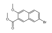 methyl 7-bromo-3-methoxynaphthalene-2-carboxylate图片