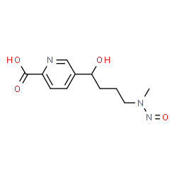 4-(Methylnitrosamino)-1-[(3-pyridyl)-4-carboxy]-1-butanol Structure