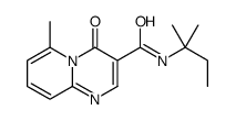 2-methyl-N-(2-methylbutan-2-yl)-10-oxo-1,7-diazabicyclo[4.4.0]deca-2,4 ,6,8-tetraene-9-carboxamide Structure