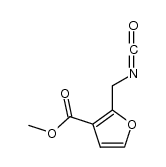 methyl 2-(isocyanatomethyl)furan-3-carboxylate结构式