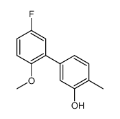 5-(5-fluoro-2-methoxyphenyl)-2-methylphenol结构式