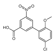 3-(5-chloro-2-methoxyphenyl)-5-nitrobenzoic acid结构式
