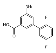 3-amino-5-(2,5-difluorophenyl)benzoic acid Structure