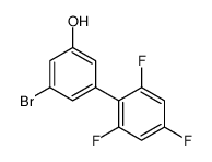 3-bromo-5-(2,4,6-trifluorophenyl)phenol Structure