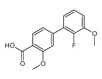 4-(2-fluoro-3-methoxyphenyl)-2-methoxybenzoic acid Structure