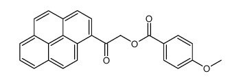2-oxo-2-(pyren-3-yl)ethyl 4-methoxybenzoate结构式