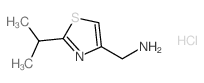 (2-Isopropylthiazol-4-yl)methanamine hydrochloride结构式