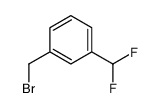 1-(Bromomethyl)-3-(difluoromethyl)benzene, 3-(Bromomethyl)-alpha,alpha-difluorotoluene, 3-(Bromomethyl)benzal fluoride structure