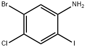 5-bromo-4-chloro-2-iodoaniline Structure