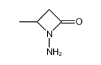 2-Azetidinone,1-amino-4-methyl-(9CI) Structure