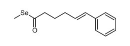 Se-methyl 6-phenyl-5-hexenselenolate结构式