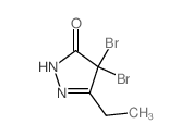 3H-Pyrazol-3-one,4,4-dibromo-5-ethyl-2,4-dihydro- picture