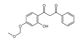 1-[2-Hydroxy-4-(methoxymethoxy)phenyl]-3-phenylpropane-1,3-dione Structure