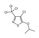 4-chloro-5-propan-2-yloxy-3-(trichloromethyl)-1,2-thiazole Structure