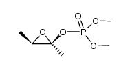 (E)-2-[(dimethoxyphosphinyl)oxy]-1,2-dimethyloxirane结构式