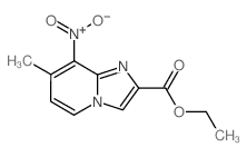 ethyl 7-methyl-8-nitroimidazo[1,2-a]pyridine-2-carboxylate结构式