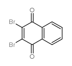 1,4-Naphthalenedione,2,3-dibromo- structure
