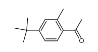 1-(4-tert-butyl-2-methyl-phenyl)-ethanone结构式