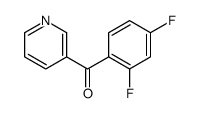 (2,4-difluorophenyl)-pyridin-3-ylmethanone结构式