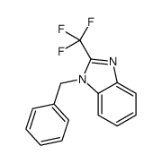 1-Benzyl-2-(trifluoromethyl)benzimidazole结构式