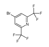 Pyridine, 4-bromo-2,6-bis(trifluoromethyl)-结构式