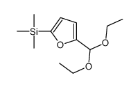 [5-(diethoxymethyl)furan-2-yl]-trimethylsilane Structure
