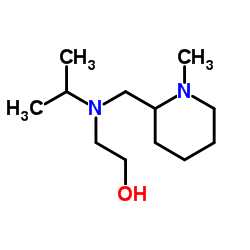 2-{Isopropyl[(1-methyl-2-piperidinyl)methyl]amino}ethanol结构式