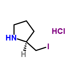 (2S)-2-(Iodomethyl)pyrrolidine hydrochloride (1:1)结构式