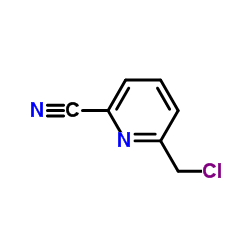 6-氯甲基-2-氰基吡啶结构式