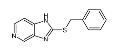 2-(Benzylsulfanyl)-3H-imidazo[4,5-c]pyridine结构式