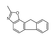 2-methyl-10H-indeno[1,2-g][1,3]benzoxazole结构式