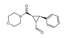 1-(4-morpholinylcarbonyl)-2-formyl-3-phenylcyclopropane Structure