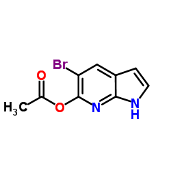 5-Bromo-1H-pyrrolo[2,3-b]pyridin-6-yl acetate picture