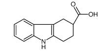 (3S)-2,3,4,9-tetrahydro-1H-carbazole-3-carboxylic acid结构式