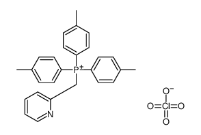 tris(4-methylphenyl)-(pyridin-2-ylmethyl)phosphanium,perchlorate Structure