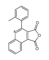 2-(2'methylphenyl)-quinoline-3,4-dicarboxylic anhydride Structure